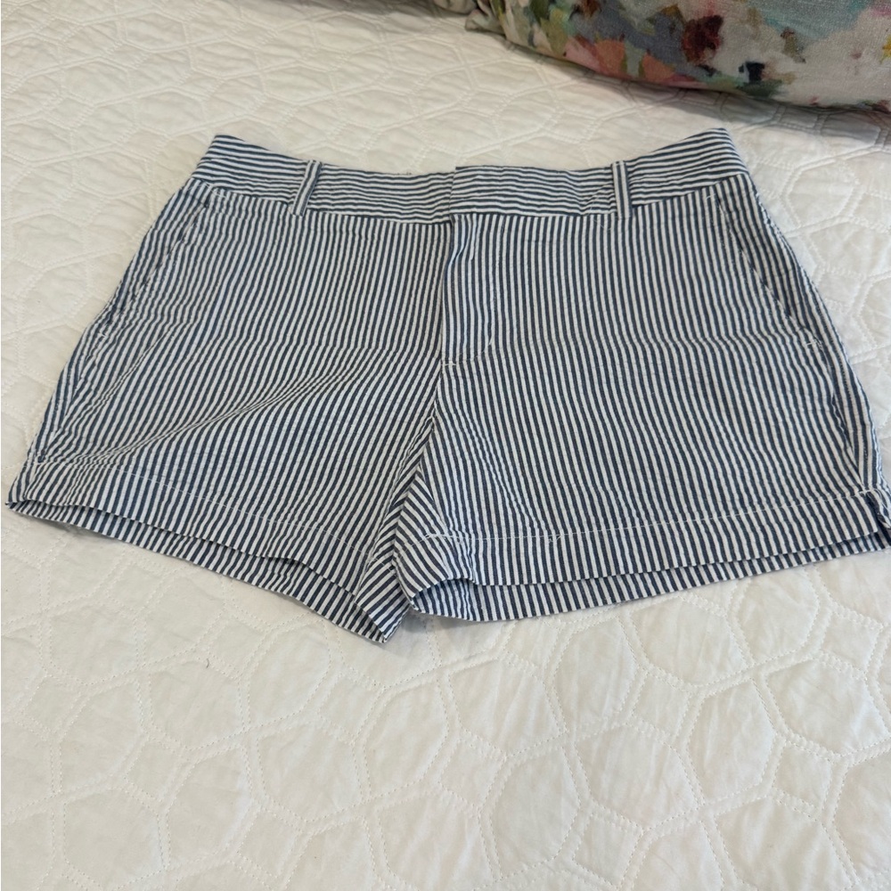 Cynthia Rowley Black and White Striped Shorts